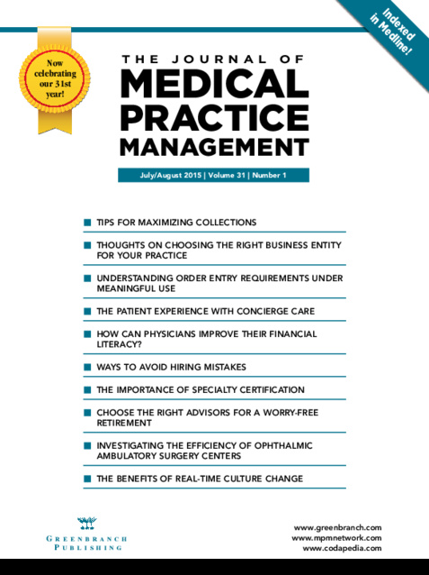 The Journal Of Medical Practice Management 1 638 Refresh Mental Health